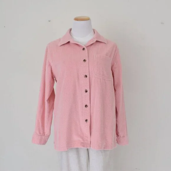 Vintage 00s Corduroy Shirt/Shacket by L.L. Bean‎ size M - Picture 5 of 12